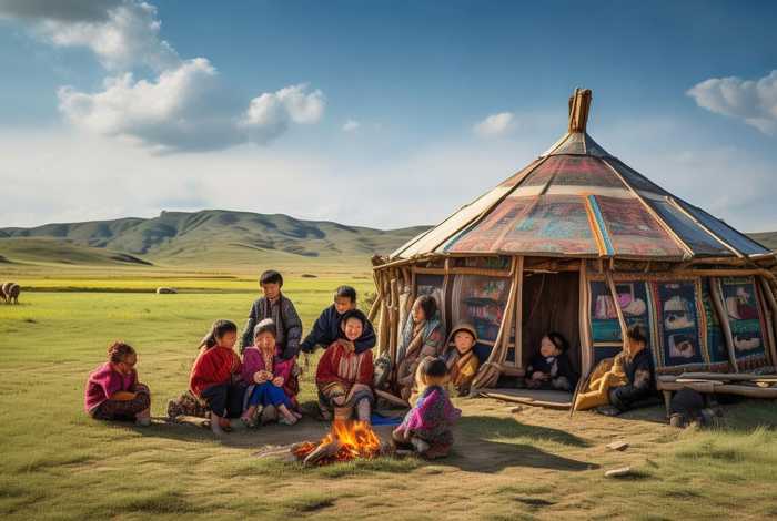 儿童蒙古族绘本故事（蒙古包故事绘本）