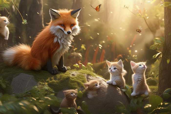 儿童故事猫和狐狸的故事 - 猫和狐狸的故事原版 儿童故事猫和狐狸的故事 - 猫和狐狸的故事原版