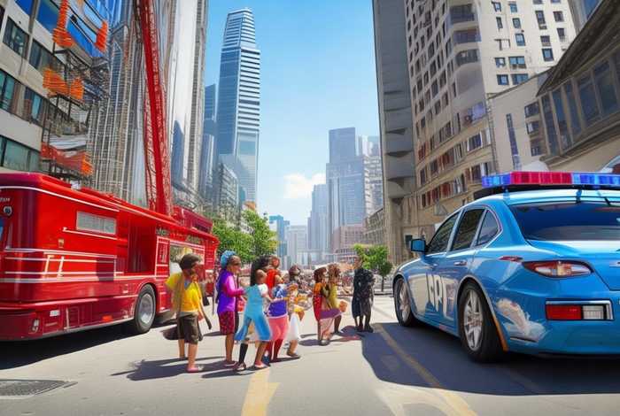 儿童故事消防车警车的故事 - 消防车和警车的故事 儿童故事消防车警车的故事 - 消防车和警车的故事