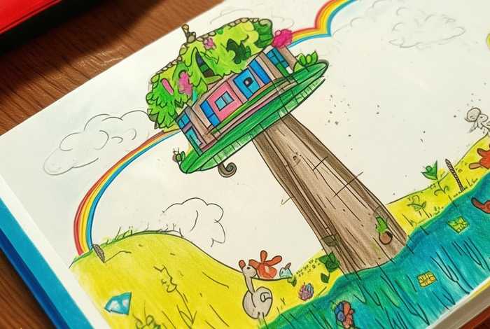 儿童故事书封面手绘画（故事书封面简笔画 手绘）