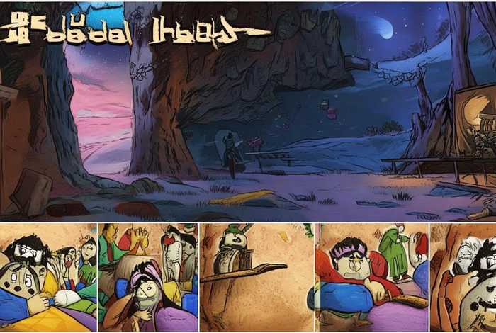 儿童睡前故事阿里巴巴和40个大盗；1睡前故事阿里巴巴和40大盗