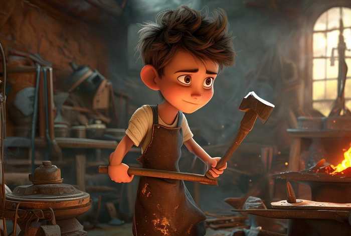 儿童故事小铁匠；小铁匠的故事