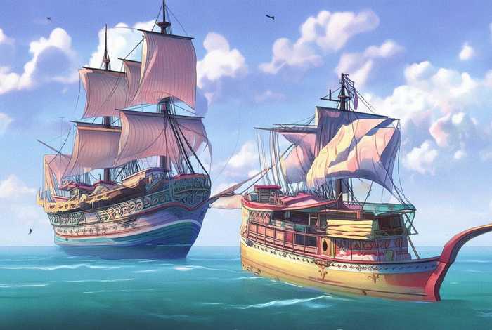 儿童故事大船的故事 - 大船和小船的寓言故事