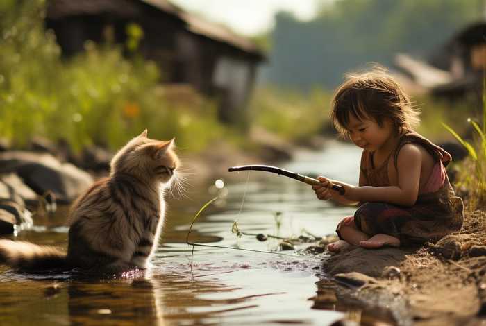 儿童经典故事大全；儿童经典故事大全小猫钓鱼