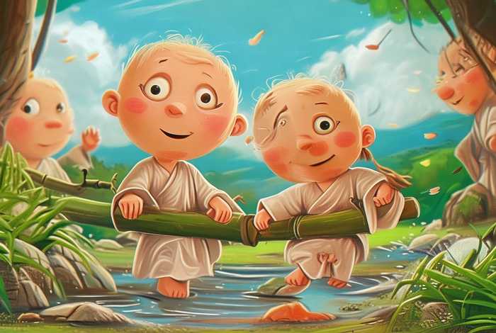 儿童故事表演三个和尚，幼儿三个和尚的故事