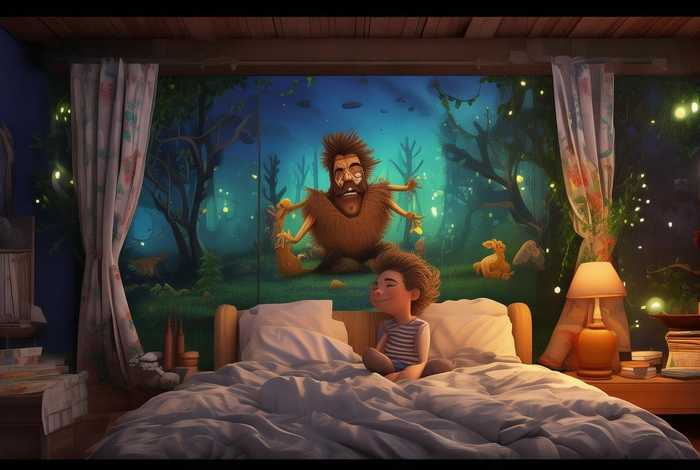 儿童版野人的故事 - 野人的故事睡前故事