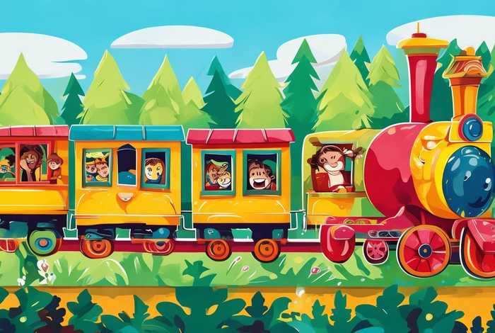 儿童火车故事图片（儿童火车简笔画图片大全）