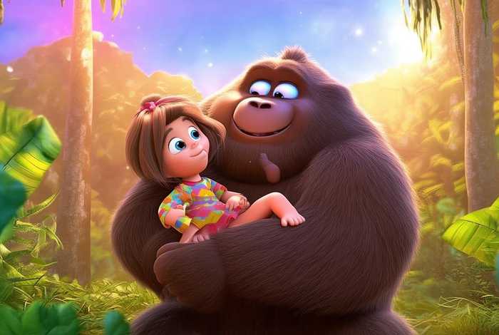 儿童故事大猩猩的故事 大猩猩的故事绘本