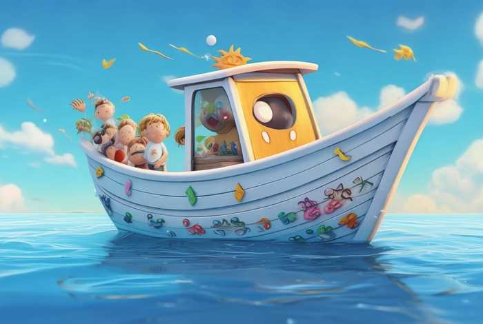 儿童故事小白船封面(儿歌小白船的故事) 儿童故事小白船封面(儿歌小白船的故事)