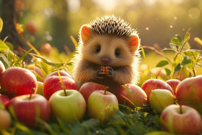 儿童睡前故事小刺猬分苹果(睡前故事小刺猬摘果子) 儿童睡前故事小刺猬分苹果(睡前故事小刺猬摘果子)
