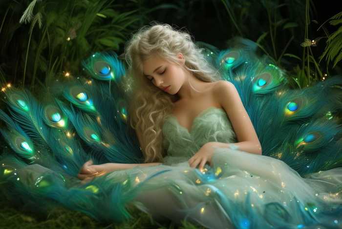 儿童睡前故事在线听孔雀的故事；幼儿睡前故事孔雀公主