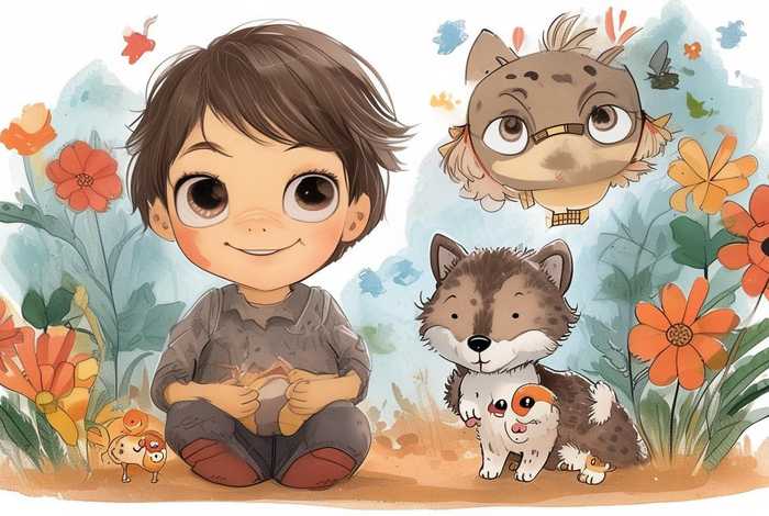 儿童故事大灰狼，0一3岁幼儿简短故事大灰狼