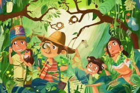 丛林探险绘本故事（丛林探险绘本故事图片）