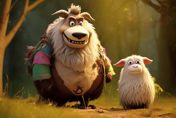 儿童故事大灰狼和小山羊、大灰狼和小山羊故事视频