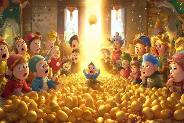 儿童故事金蛋表演（金蛋故事表演视频）