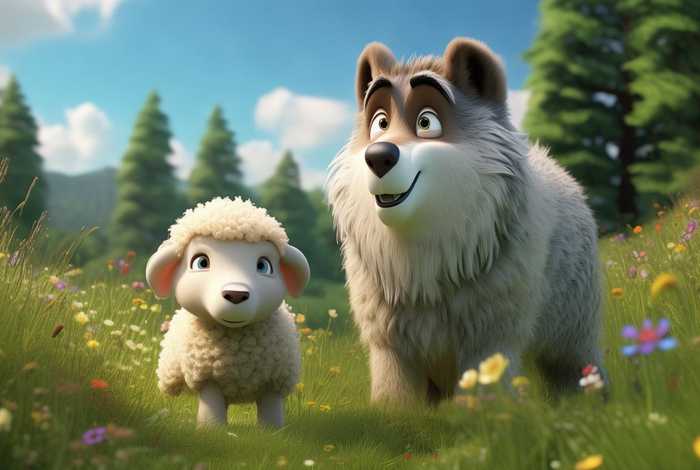 儿童故事小羊和小狼 幼儿故事小羊和狼的故事 儿童故事小羊和小狼 幼儿故事小羊和狼的故事