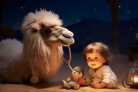 4-6岁儿童睡前骆驼的故事（睡前故事骆驼和羊的故事）