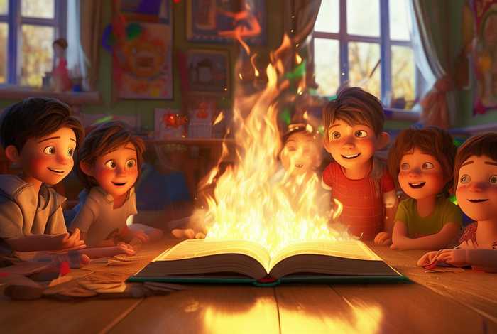 儿童故事着火 - 幼儿火灾小故事