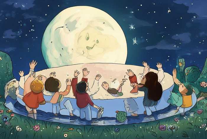 儿童绘本故事表演月亮的味道；幼儿绘本故事月亮的味道