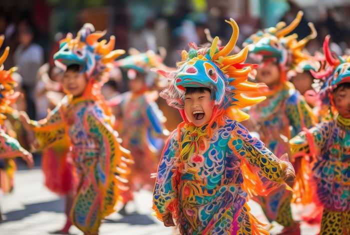 儿童 舞龙 - 儿童舞龙服装