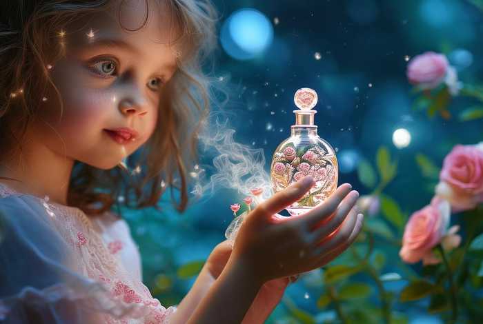 儿童故事玫瑰香水 - 玫瑰味儿香水