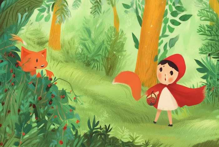 儿童版小红帽的故事、少儿故事小红帽的故事 儿童版小红帽的故事、少儿故事小红帽的故事