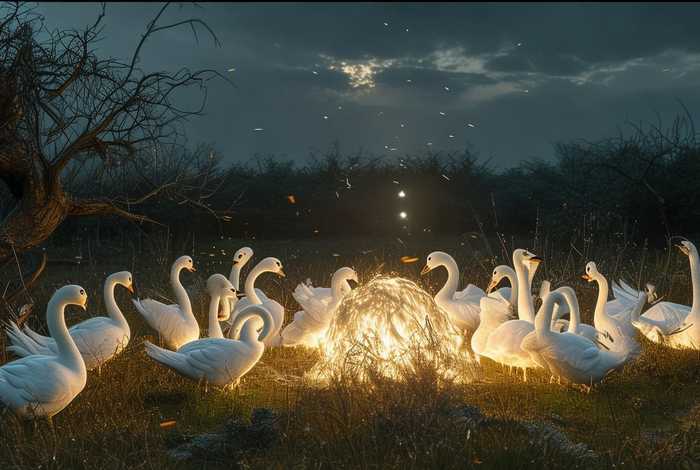 儿童故事野天鹅下集 - 野天鹅的故事下集