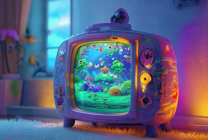 儿童电视机故事图片 - 儿童故事电视机