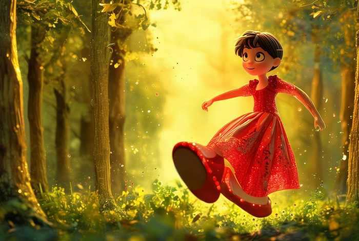 儿童故事《红鞋子》，幼儿故事红鞋子