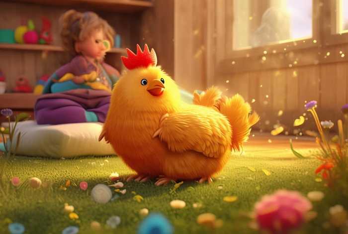 儿童睡前故事大公鸡的故事，关于大公鸡的幼儿故事