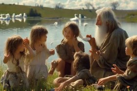 儿童叙述故事《野天鹅》、幼儿故事野天鹅