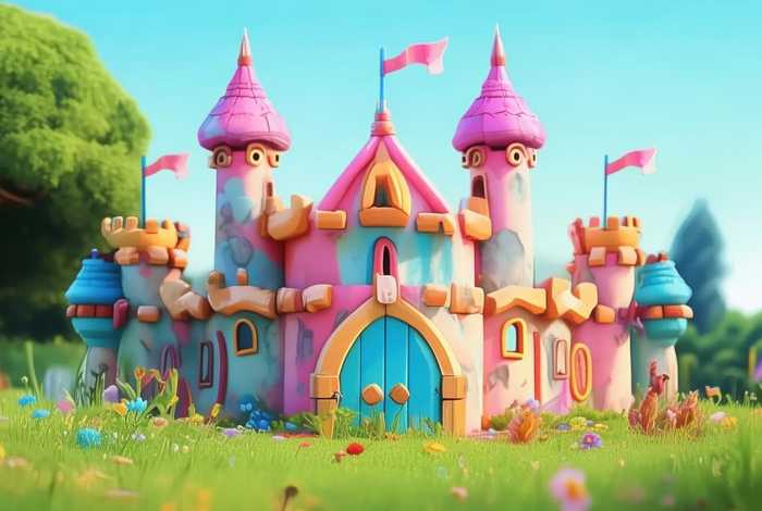 儿童城堡图片;儿童城堡图片简单又漂亮 儿童城堡图片;儿童城堡图片简单又漂亮