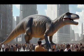 《城里来了大恐龙》故事内容 《城里来了大恐龙》故事内容是什么