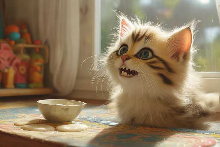 不刷牙的小猫幼儿故事；不刷牙的小猫的故事