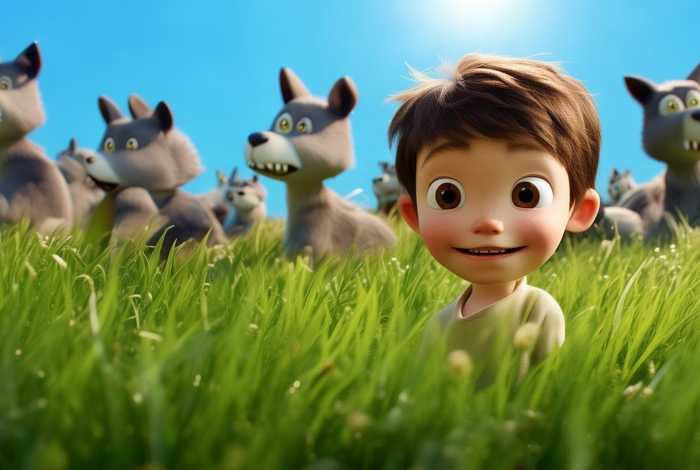 儿童益智故事狼来了、幼儿故事视频狼来了