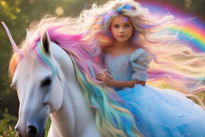 儿童童话故事大全彩虹公主（播放儿童彩虹公主图片）