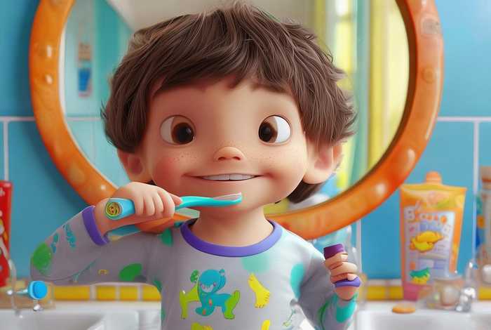 儿童刷牙故事书3-6岁，三至六岁幼儿关于刷牙的小故事