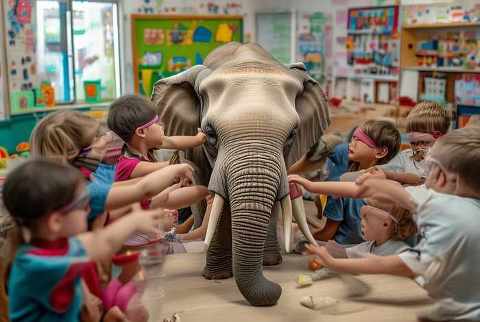 儿童成语视频故事盲人摸象，成语盲人摸象的故事视频