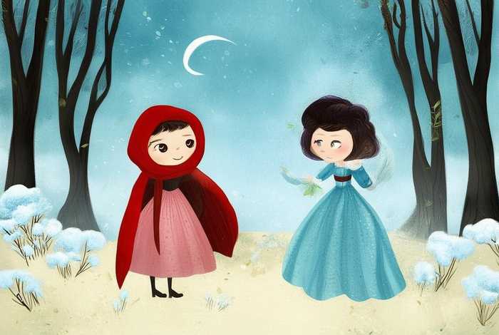 儿童睡前小故事小红帽和白雪公主 白雪公主和小红帽的故事