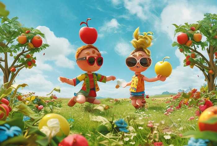 儿童故事大苹果和小苹果；小苹果大苹果儿童歌曲