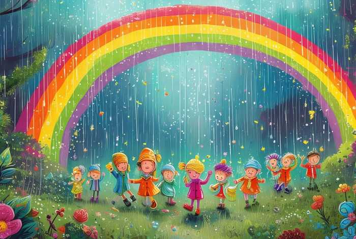 儿童故事彩虹雨 彩虹雨的幼儿故事