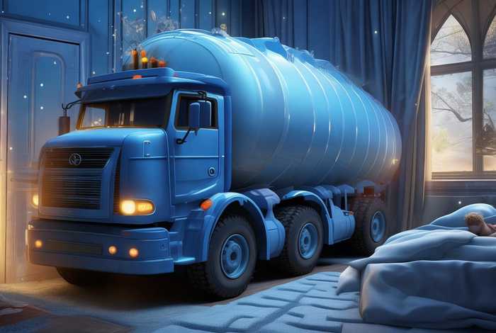 儿童睡前故事大罐车；水泥罐车睡前故事