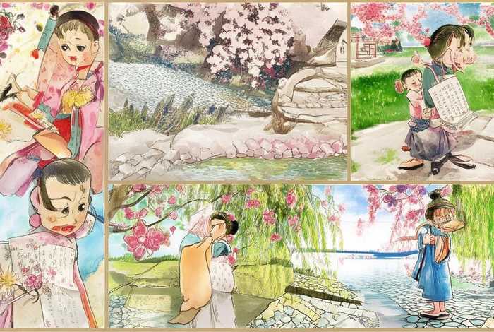 儿童古诗贴画、幼儿园古诗贴画