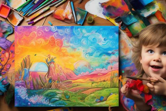 儿童创意美术画小故事，儿童美术创意绘画步骤