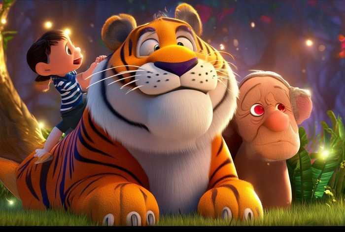 儿童故事老虎外婆下 - 老虎外婆的故事下集