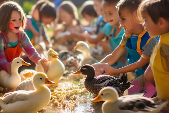 儿童养鸭故事、幼儿园养鸭子课程故事