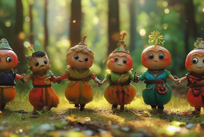 儿童葫芦娃娃的故事 - 儿童故事葫芦娃的故事