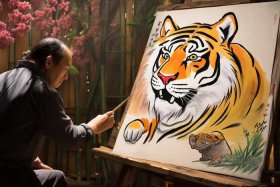 《画虎》（画虎不成反类犬是什么生肖？）