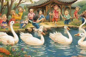 儿童古诗咏鹅视频、幼儿古诗咏鹅视频