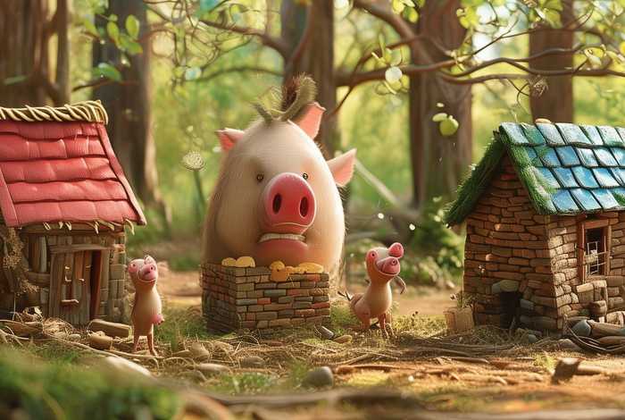 儿童故事在线听免费三只小猪盖房子，三只小猪盖房子的故事在线听mp3